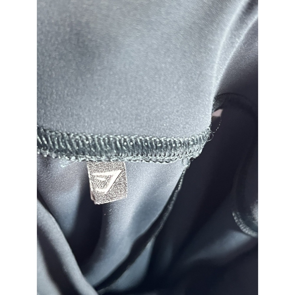 Gymshark Women's Crossover Leggings Athletic Lightweight Darkest Teal Size S EUC - Picture 9 of 11